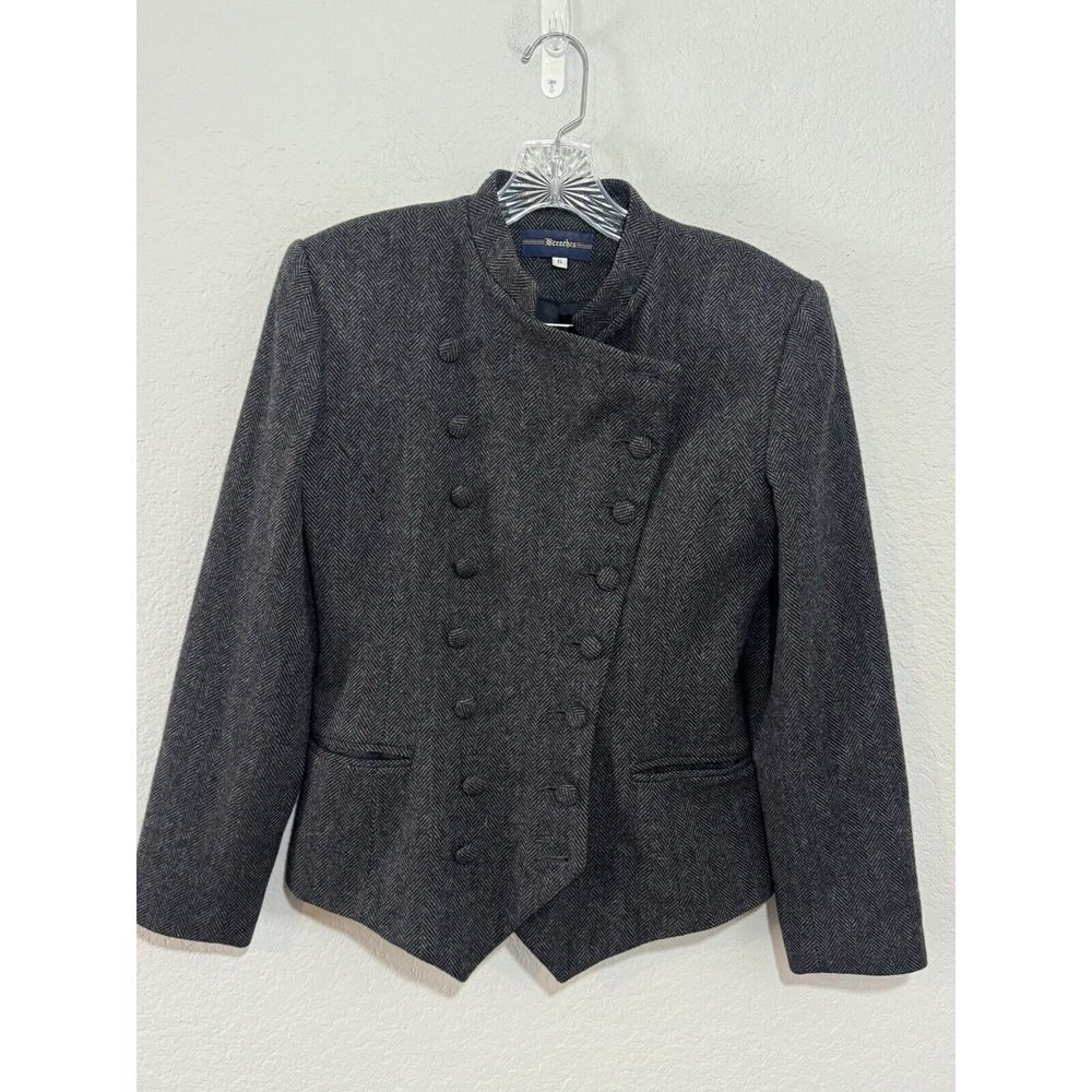 Breeches Wool Blend Herringbone Equestrian Riding Blazer Jacket Size 6